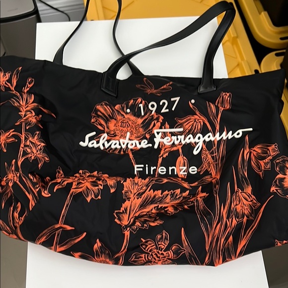 Authentic Ferragamo Nylon Tote - Picture 2 of 5